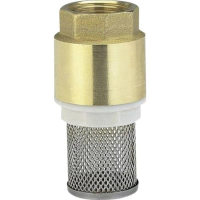 GARDENA 07221-20 Messing-Fußventil, Saugkorb, Ventilkegel, Dichtung, 33,3 mm Voetventiel 33,3 mm (G1) Messing