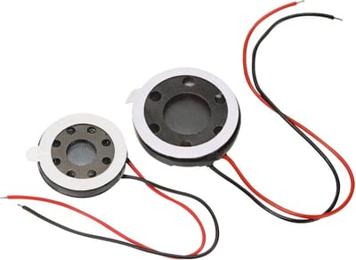 sourcing map 2 stuks mini DIY magnetische luidsprekers 1W 8 ohm vervanging 18 mm 4 stuks 15 mm voor mobiele telefoon