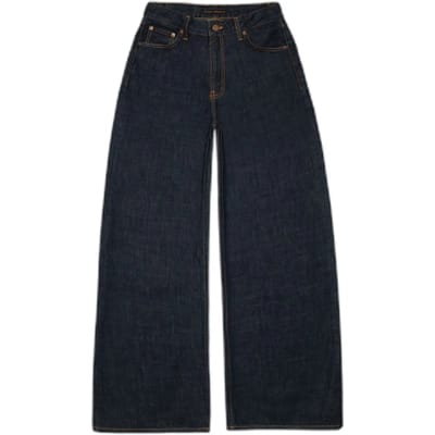 Dames Wide Leg Jeans Nudie Jeans Sonic Sue One Wash