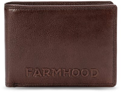 Farmhood Memphis Portemonnee RFID-bescherming Leder 12.5 cm - Jongens - Horizontaal - dark brown