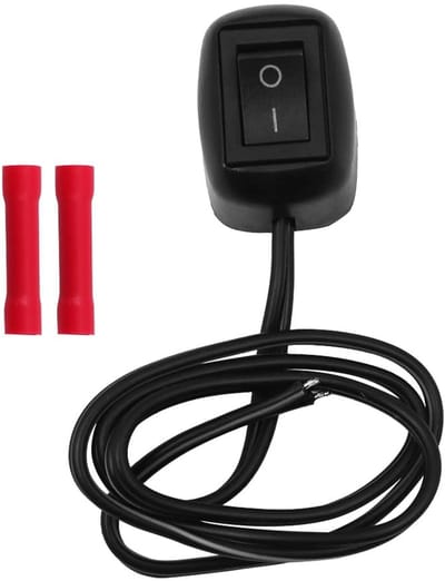 ONF3 - Tuimelschakelaar - Auto DIY - Handmatige bediening - Zwart - AAN/UIT Schakelaar - Geschikt voor diverse toepassingen - DC 10A 12V