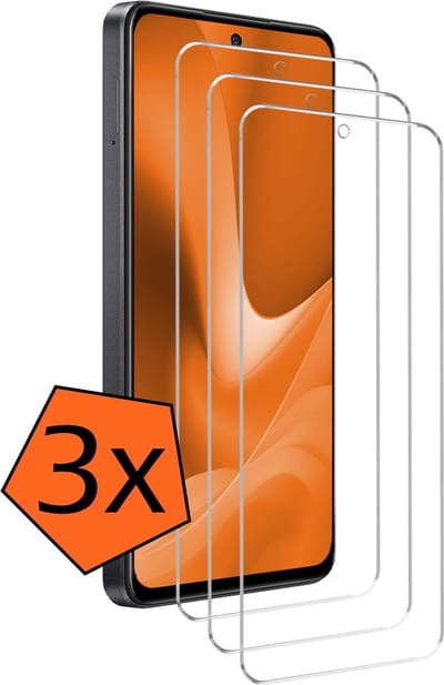 Screenprotector - 3 Stuks - Geschikt voor OPPO A79 - Extra Sterk - Gehard Glas - Beschermglas - Tempered Glass - Screen Protector
