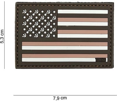101 Inc Embleem 3D Pvc Sovjet Desert  14020