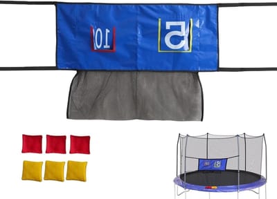 Werpnet Zandzak - Gooi Spel - Buiten Spelen - Waterdicht PVC Materiaal - Ongeveer 96 cm - Enkel