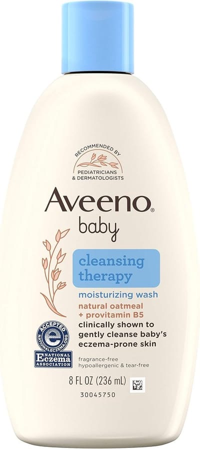 Aveeno - Baby Cleansing Baby Bath Wash for Sensitive & Eczema skin - 236 ml