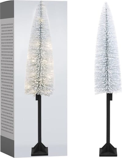 Kunstkerstboom met Lichtjes 30 LED 147 cm - Kerstboom met Verlichting - Gloeiende