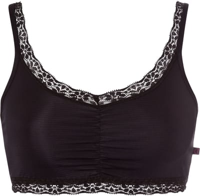 Bralette Bee Lace Bustier met kantdetails en in licht glanzende look