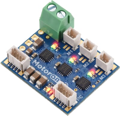 Pololu Motoron M3T453 Triple I2C Motor Controller met JST SH Connectors en VIN Terminal Block, Pololu 5082