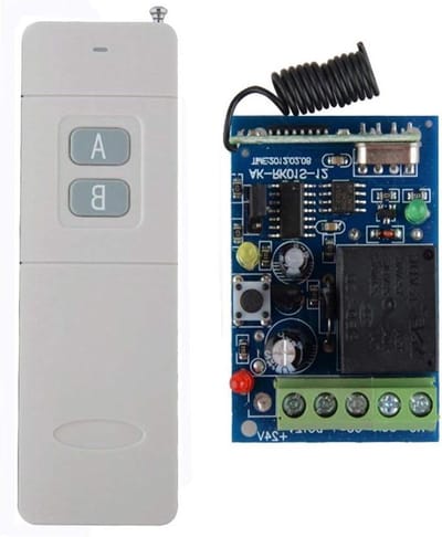 Draadloos Controlesysteem - RF Afstandsbediening - Apparaten Aansturen - 500m Bereik - 10A Vermogen - Wit
