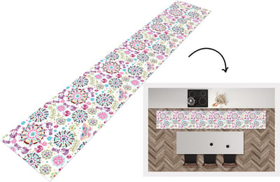 Keukenloper - Loper keuken - Regenboog - Bloemen - Vlinder - Design - 300x50 cm - Keukenloper vinyl
