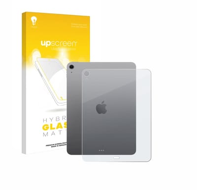 upscreen - Screenprotector voor Apple iPad Air 11" M4 2026 (Achterkant) - Folie Beschermfolie Beschermglas matte