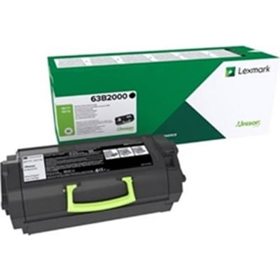 Lexmark 63B2000 toner cartridge zwart (origineel)