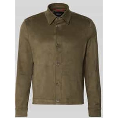 regular fit hemdoverhemd met kentkraag model 'TOTO'