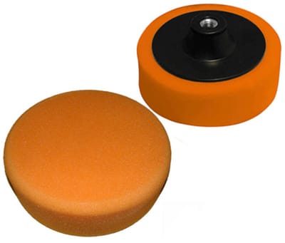 Silver S10696 - Polijstpad - 180mm - Oranje - M14 - Gemiddelde Hardheid