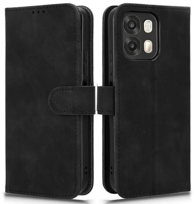 Coverup Hoesje - Geschikt voor OPPO A6 5G Hoesje - Coverup Book Case - Zwart