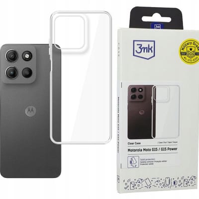 3Mk Tpu-Hoesje Voor Motorola Moto G15 G15 Power Protection Transparant