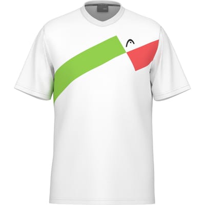 HEAD Topspin T-shirt Heren-Wit,Rood