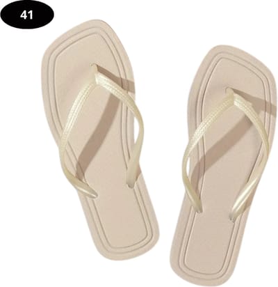 Livano Slippers Dames - Teenslippers - Flip Flops - Comfortabel - Zomer - Khaki 41.5