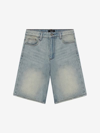 Rellix Denim Shorts Straight Jeans Jongens - Broek - Lichtblauw - Maat 140
