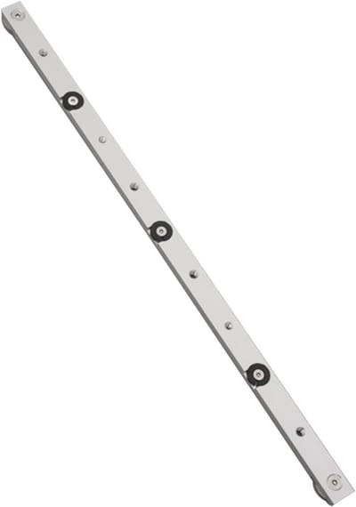 Verstekstang - T-groefrail - Houtbewerking Precisie - Aluminium Legering - 450 mm - Zilver