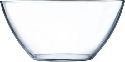 Luminarc salade schaal - glas - 28 cm - rond - serveerkom - keuken accessoires
