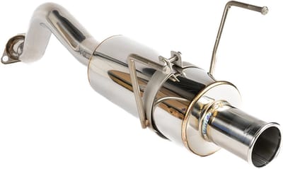 SRS Achter Uitlaat Demper Spoon Style 304 Roestvrij Staal Honda Civic,Del Sol