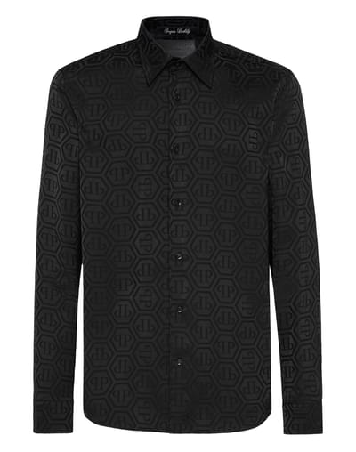 Sugar Daddy Cut Silk Shirt Monogram