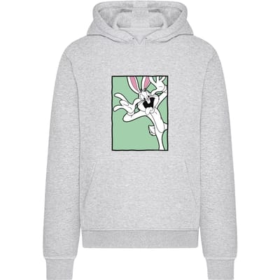 Hoodie Merchcode Looney Tunes Bugs Bunny Funny Face
