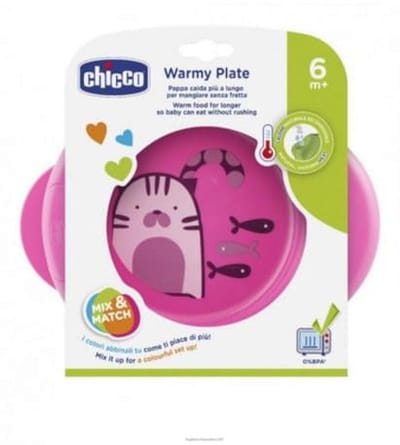 Warmhoudplaat voor kinderen 6M+, roze