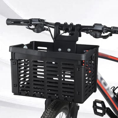 Fietsmand Opvouwbaar - Fietsmand Mandje - Boodschappen Vervoeren - Duurzaam PP Materiaal - 315 cm - Zwart