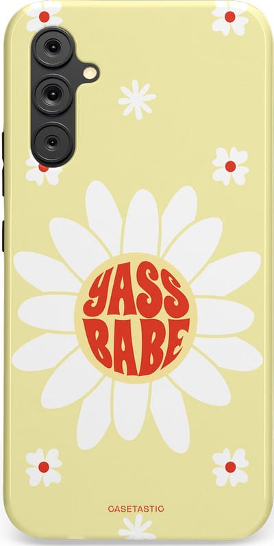 Casetastic Hoesje Geschikt voor Samsung A34 (5G) - Stijlvolle Beschermende Duo-layer Case - Yass babe