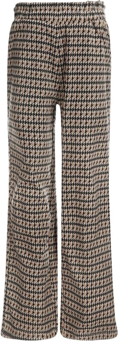 No Way Monday-Girls Trousers wide leg-Beige - Maat 98
