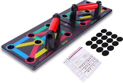 Niceey Push Up Bord – Opdruk bord – Push Up Bars – Incl. Trainingsschema – Train Meerdere Spiergroepen – Thuis Fitness – Voor Borst, Triceps, Rug en Schouders