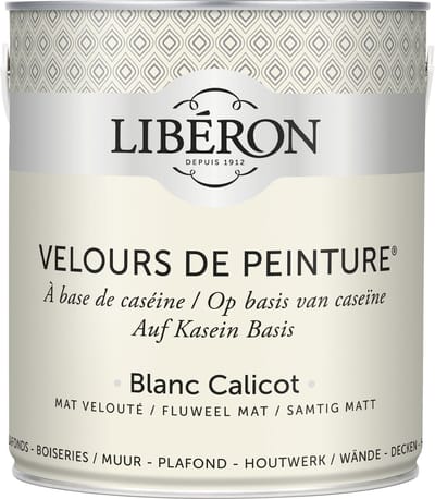 Liberon Velours De Peinture Muurverf - Mat - Blanc Calicot - 2,5l