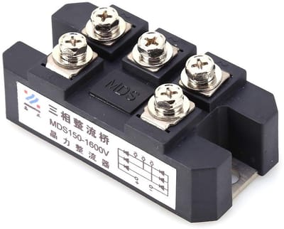 aladdien - Bruggelijkrichter - Driefasige diode - Duurzaam en praktisch - Compact formaat - Krachtige voeding - Geschikt voor elektrische systemen -...