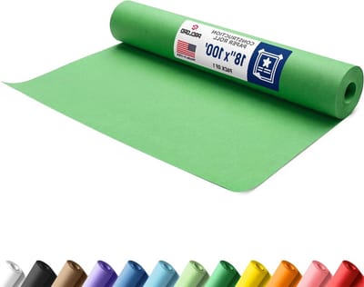 Bouwpapier Rol - Gekleurd Papier - Creatief Knutselen - Dikke Kwaliteit - 457 cm x 3000 cm - Donkergroen