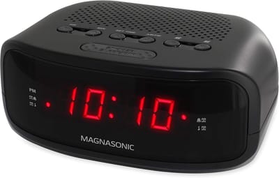 Digitale Klokradio - AM/FM Radio - Wakker Worden - Dubbel Alarm - 06 Inch Display - Zwart