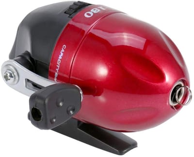 Allecto - Mini gesloten visreel - 2.6:1 gear ratio - Perfect voor vliegvissen - Robuust en gebruiksvriendelijk - Geschikt voor zoet en zout water