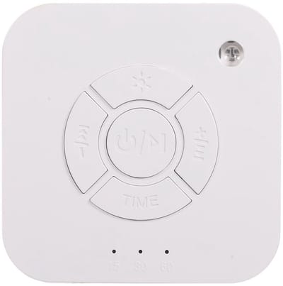 TOVBMUP White Noise Machine - Witte Ruis Muziekdoosje - White Noise Slaapmachine - Slaaptrainer - Slaaphulp Voor Baby & Kinderen - geschikt voor thuis, op kantoor en op reis - Wit