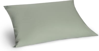 Yumeko kussensloop percal katoen jade groen 70x90 - Bio, eco & fairtrade - 1 stuk