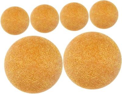 Mini Tafelvoetbalballen - Tafelvoetbal Accessoires - Spelplezier Vergroten - Duurzaam Slijtvast Plastic - 36 cm diameter - Geel