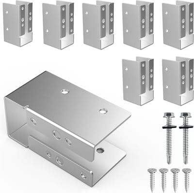 Verborgen Flens Joist Beugels voor 2x4 Achtertuinprojecten - 16 Stuks