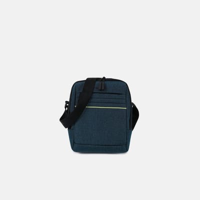Hedgren Contour – Verticale Crossbodytas 8.3" – Waterafstotend – Meerdere vakken – Sleutelhaak – Verstelbare schouderriem – Polyester - Legion Blue