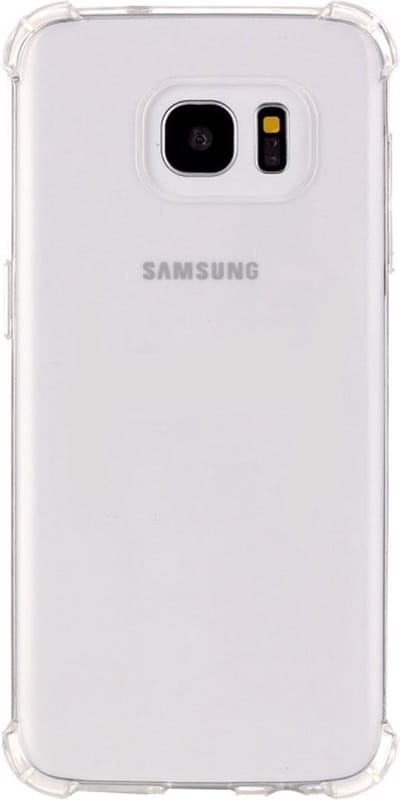 Anti Shock silicone back cover Geschikt voor Samsung Galaxy S7 Edge/Transparant hoesje