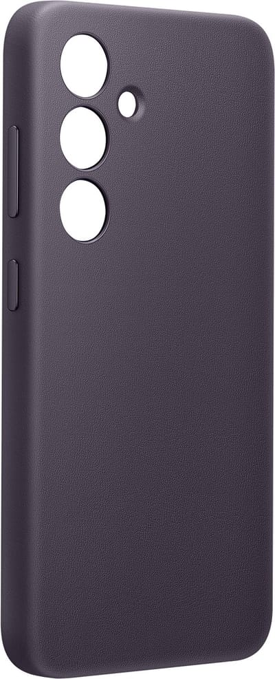 Samsung Vegan Leather Case - Geschikt voor Samsung Galaxy S24 - Dark Violet