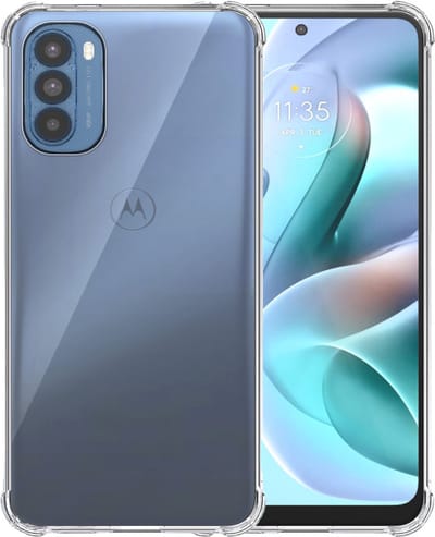 Telefoonhoesje Geschikt voor Motorola Moto G31 / G41 Transparant - Shockproof TPU Siliconen Case met Stootrand Doorzichtig - Smartphonica geschikt voor Motorola Moto G31;Motorola Moto G41
