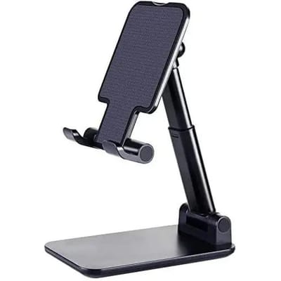 Bureau Mobiele Telefoonhouder Stand Voor IPhone IPad Xiaomi Verstelbare Bureau Tablethouder Universele Tafel Mobiele Telefoonstandaard zwart