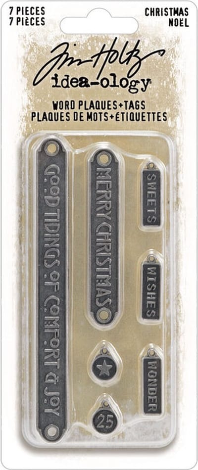 Idea-ology Tim Holtz - Word Plaques + Tags (TH94405)