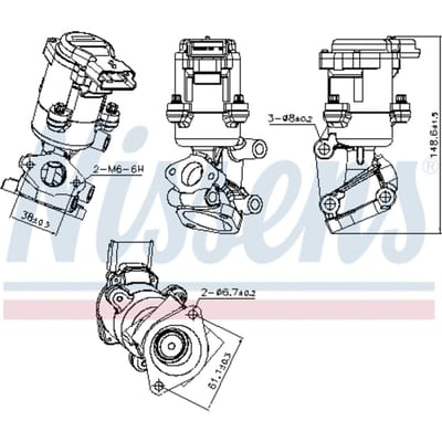 EGR-klep NISSENS 98237