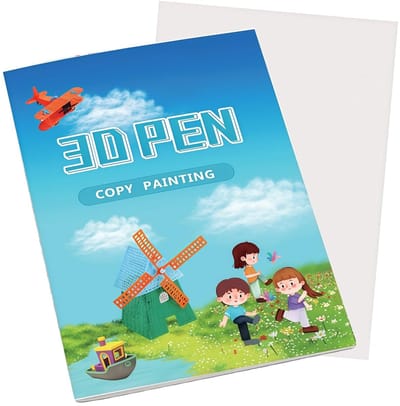 Cosensi- 3D-pen Tekenboek - Herbruikbare Sjablonen - 40 Patronen - Dikke Papieren Sjablonen - Creatieve Projecten - Hittebestendige PVC